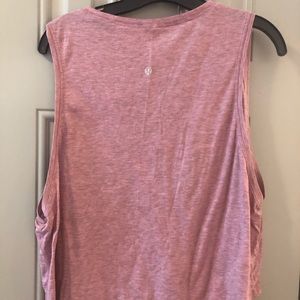 Pink lululemon tank